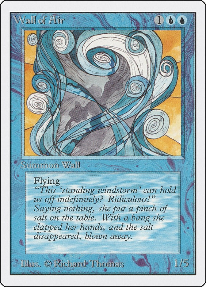 Image for Wall of Air (Unlimited Edition) - Magic: The Gathering