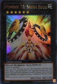Image for Number 72: Shogi Rook (Yu-Gi-Oh! ZEXAL Manga Promotional Cards) (YZ05-EN001) - YuGiOh