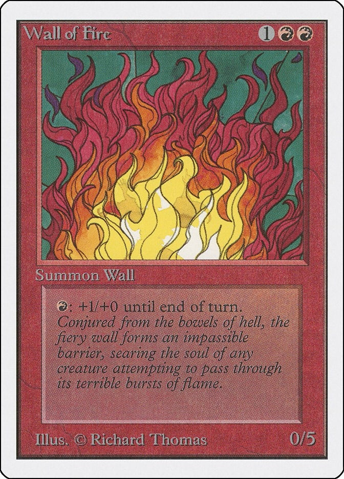 Image for Wall of Fire (Unlimited Edition) - Magic: The Gathering