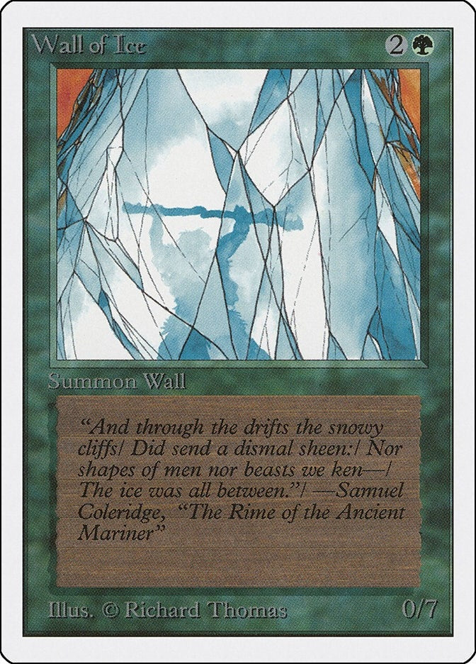 Image for Wall of Ice (Unlimited Edition) - Magic: The Gathering