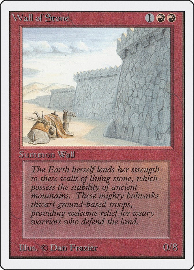 Image for Wall of Stone (Unlimited Edition) - Magic: The Gathering