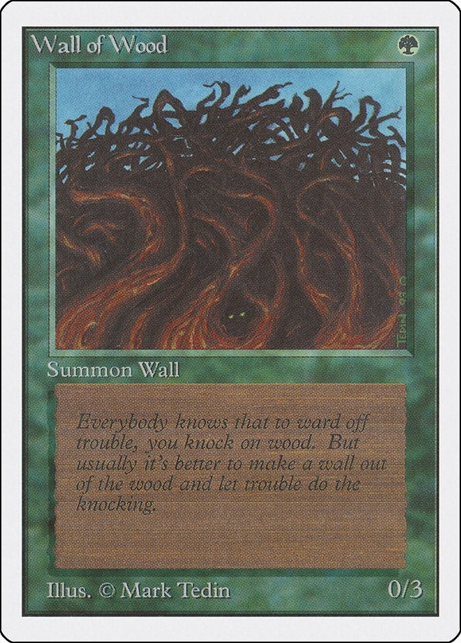 Image for Wall of Wood (Unlimited Edition) - Magic: The Gathering