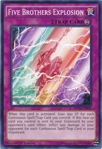 Image for Five Brothers Explosion (2014 Mega-Tins Mega Pack) (MP14-EN058) - YuGiOh