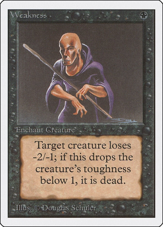 Image for Weakness (Unlimited Edition) - Magic: The Gathering