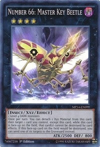 Image for Number 66: Master Key Beetle (2014 Mega-Tins Mega Pack) (MP14-EN099) - YuGiOh