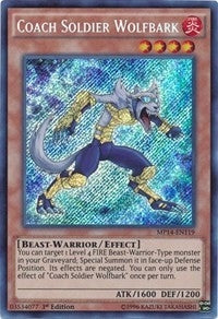 Image for Coach Soldier Wolfbark (2014 Mega-Tins Mega Pack) (MP14-EN119) - YuGiOh