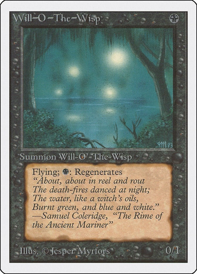 Image for Will-o'-the-Wisp (Unlimited Edition) - Magic: The Gathering