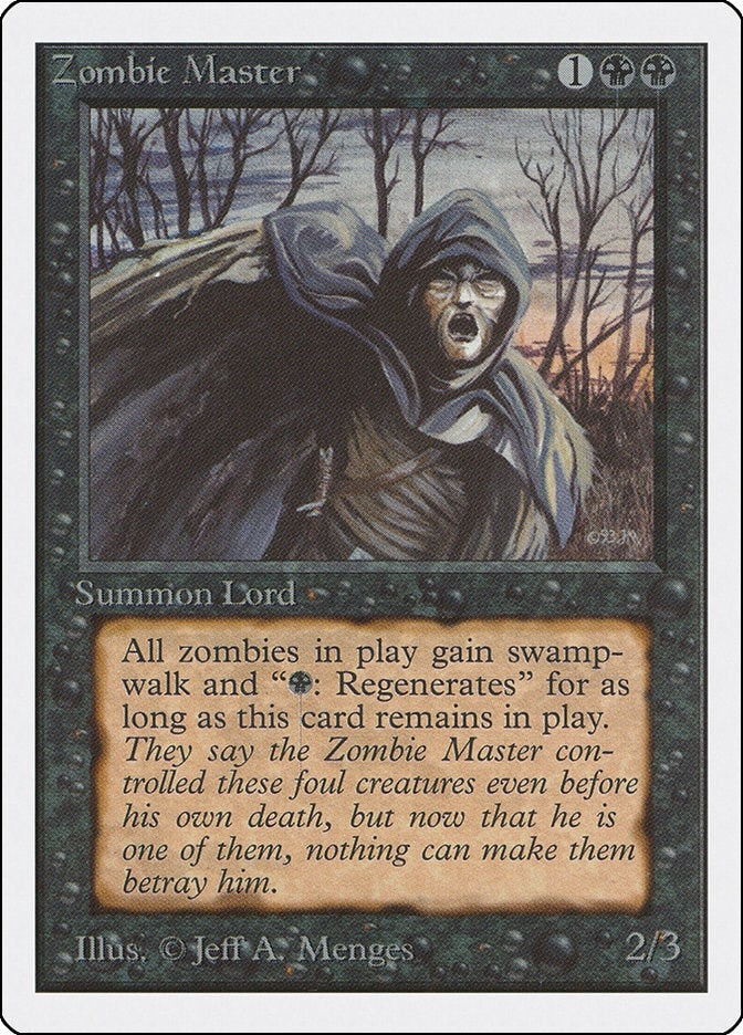 Image for Zombie Master (Unlimited Edition) - Magic: The Gathering