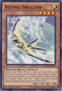 Image for Bujingi Swallow (2014 Mega-Tins Mega Pack) (MP14-EN209) - YuGiOh
