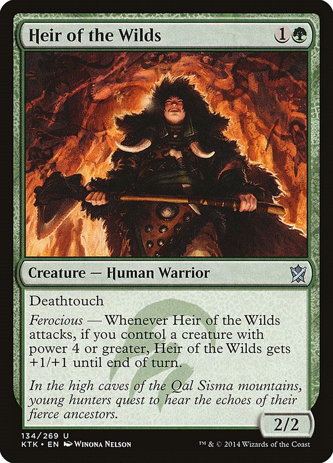 Image for Heir of the Wilds (Khans of Tarkir) (134) - Magic: The Gathering