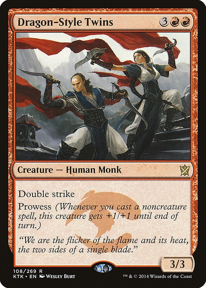 Image for Dragon-Style Twins (Khans of Tarkir) (108) - Magic: The Gathering