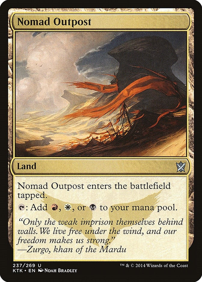 Image for Nomad Outpost (Khans of Tarkir) (237) - Magic: The Gathering