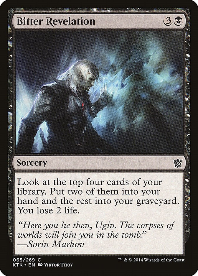 Image for Bitter Revelation (Khans of Tarkir) (65) - Magic: The Gathering