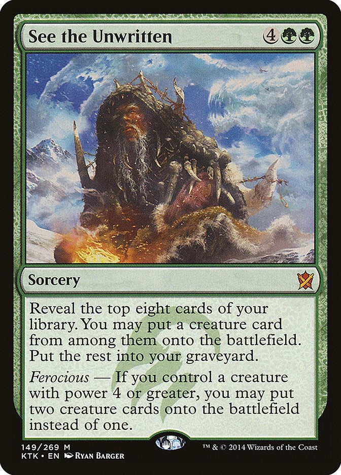 Image for See the Unwritten (Khans of Tarkir) (149) - Magic: The Gathering