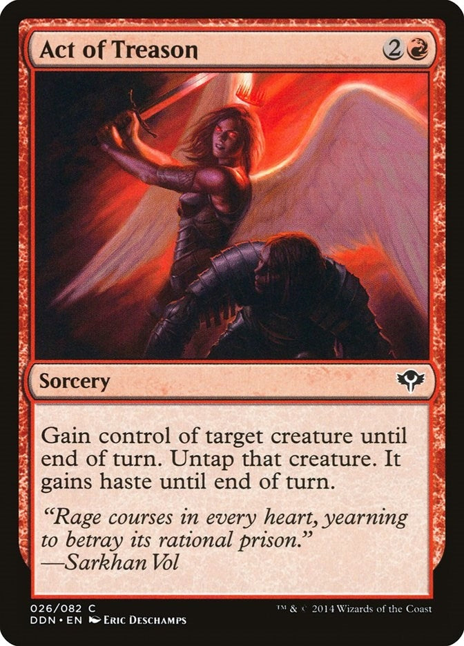 Image for Act of Treason (Duel Decks: Speed vs. Cunning) (26) - Magic: The Gathering