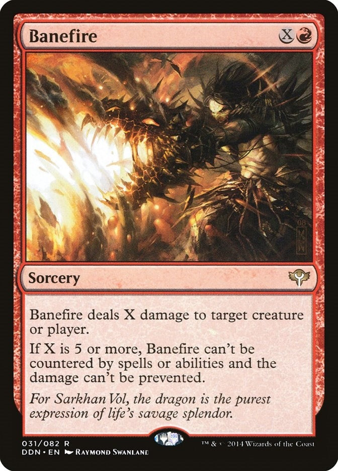 Image for Banefire (Duel Decks: Speed vs. Cunning) (31) - Magic: The Gathering