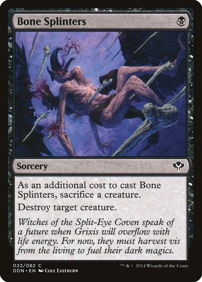 Image for Bone Splinters (Duel Decks: Speed vs. Cunning) (22) - Magic: The Gathering