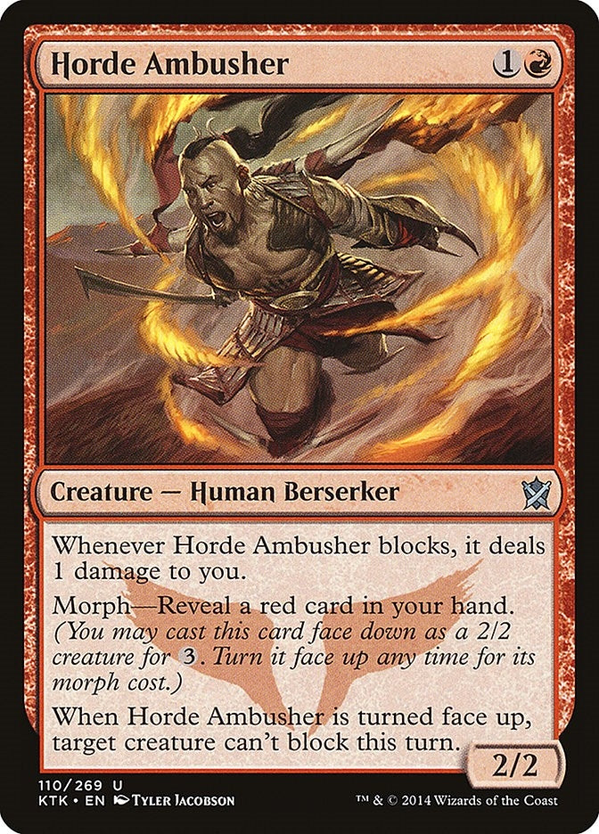 Image for Horde Ambusher (Khans of Tarkir) (110) - Magic: The Gathering