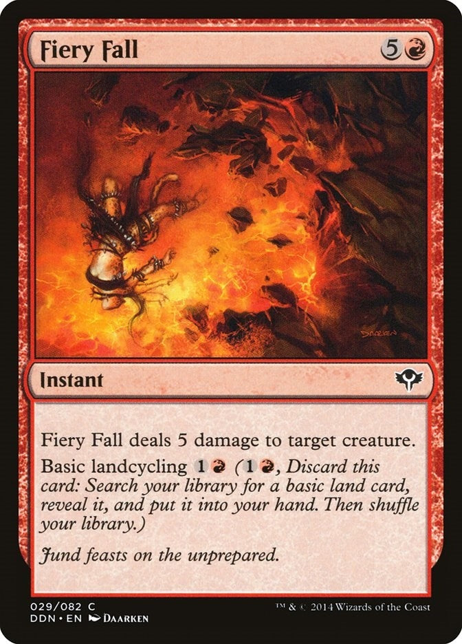 Image for Fiery Fall (Duel Decks: Speed vs. Cunning) (29) - Magic: The Gathering