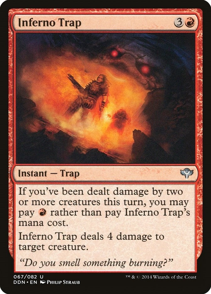 Image for Inferno Trap (Duel Decks: Speed vs. Cunning) (67) - Magic: The Gathering