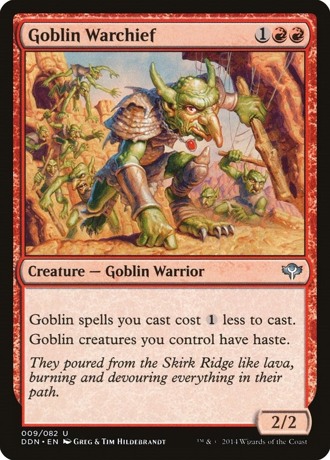 Image for Goblin Warchief (Duel Decks: Speed vs. Cunning) (9) - Magic: The Gathering