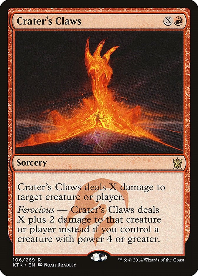 Image for Crater's Claws (Khans of Tarkir) (106) - Magic: The Gathering