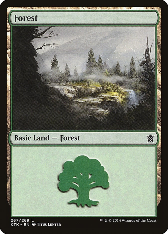 Image for Forest (267) (Khans of Tarkir) (267) - Magic: The Gathering