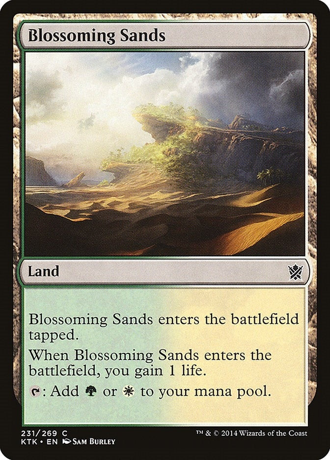 Image for Blossoming Sands (Khans of Tarkir) (231) - Magic: The Gathering