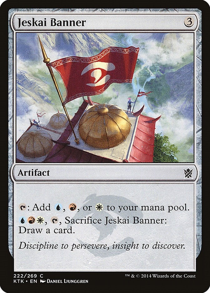 Image for Jeskai Banner (Khans of Tarkir) (222) - Magic: The Gathering
