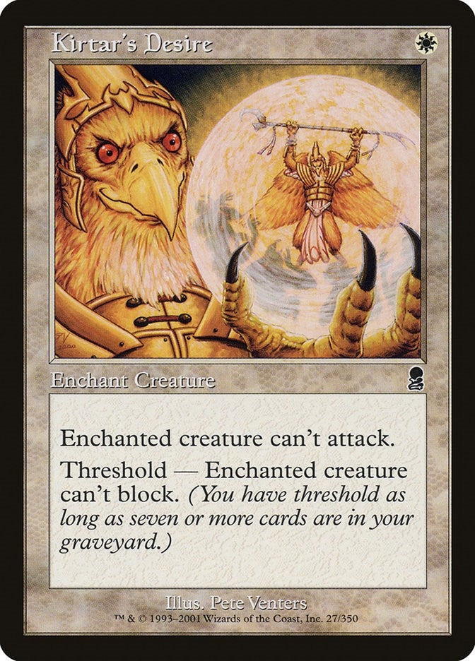 Image for Kirtar's Desire (Odyssey) (27) - Magic: The Gathering