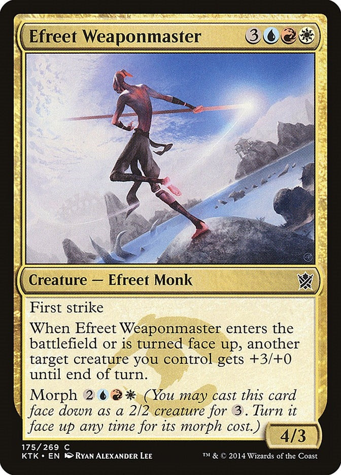 Image for Efreet Weaponmaster (Khans of Tarkir) (175) - Magic: The Gathering
