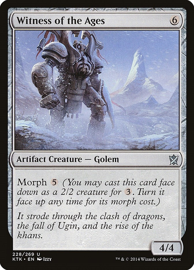 Image for Witness of the Ages (Khans of Tarkir) (228) - Magic: The Gathering