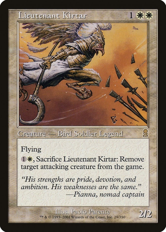 Image for Lieutenant Kirtar (Odyssey) (29) - Magic: The Gathering