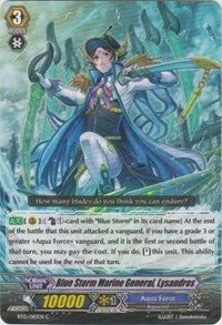 Image for Blue Storm Marine General, Lysandros (BT15: Infinite Rebirth) (BT15/083EN) - Cardfight Vanguard