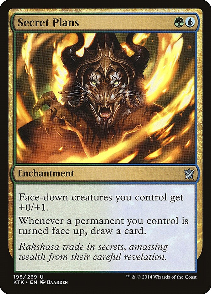 Image for Secret Plans (Khans of Tarkir) (198) - Magic: The Gathering