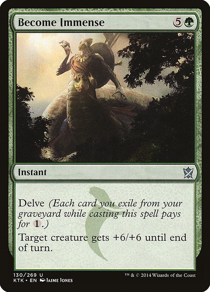 Image for Become Immense (Khans of Tarkir) (130) - Magic: The Gathering