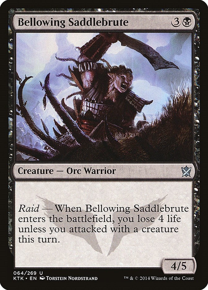 Image for Bellowing Saddlebrute (Khans of Tarkir) (64) - Magic: The Gathering