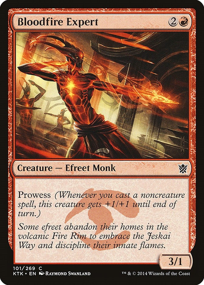 Image for Bloodfire Expert (Khans of Tarkir) (101) - Magic: The Gathering