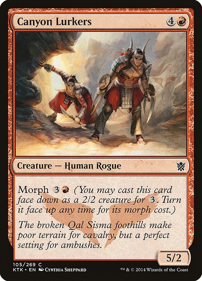 Image for Canyon Lurkers (Khans of Tarkir) (105) - Magic: The Gathering