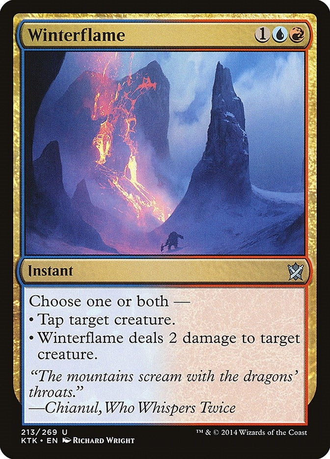 Image for Winterflame (Khans of Tarkir) (213) - Magic: The Gathering