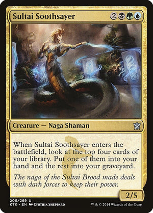 Image for Sultai Soothsayer (Khans of Tarkir) (205) - Magic: The Gathering
