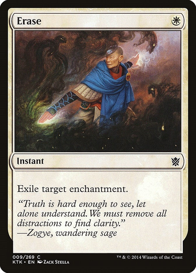 Image for Erase (Khans of Tarkir) (9) - Magic: The Gathering