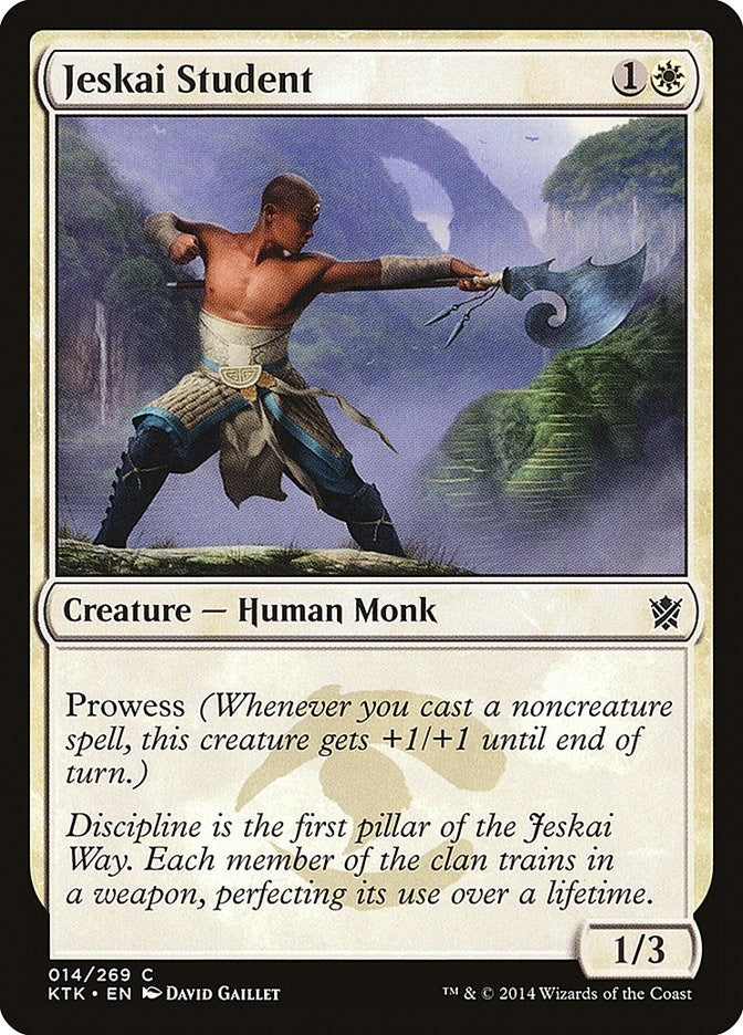 Image for Jeskai Student (Khans of Tarkir) (14) - Magic: The Gathering