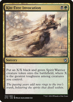 Image for Kin-Tree Invocation (Khans of Tarkir) (183) - Magic: The Gathering