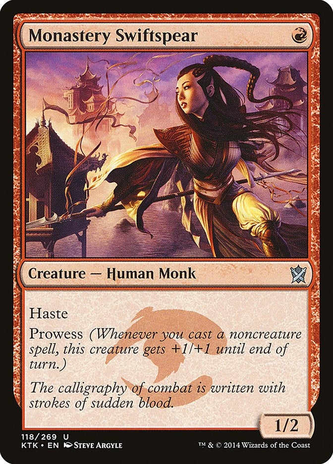 Image for Monastery Swiftspear (Khans of Tarkir) (118) - Magic: The Gathering