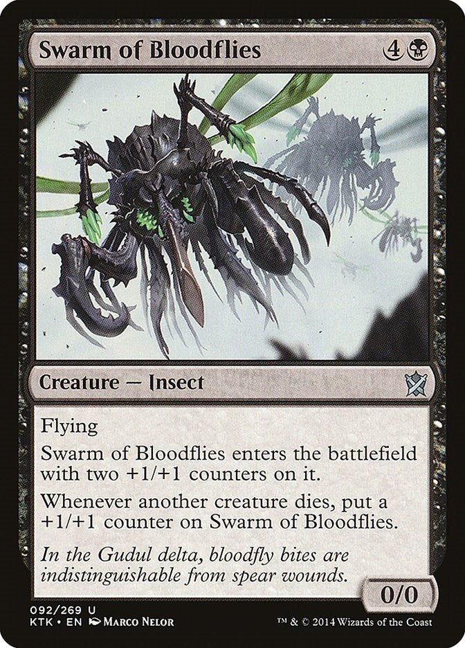 Image for Swarm of Bloodflies (Khans of Tarkir) (92) - Magic: The Gathering