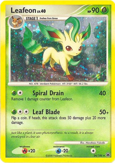 Image for Leafeon - 24/100 (DP Majestic Dawn) (Deck Exclusives) (024/100) - Pokemon