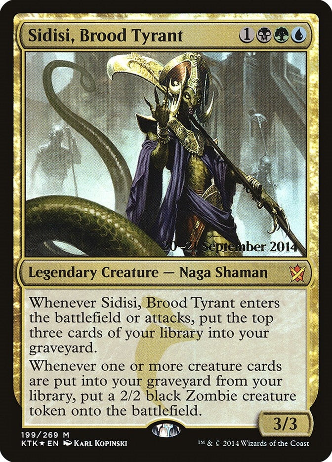 Image for Sidisi, Brood Tyrant (Prerelease Cards) (199) - Magic: The Gathering