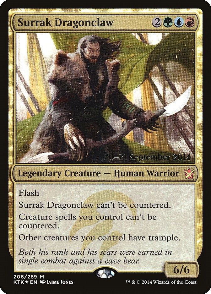 Image for Surrak Dragonclaw (Prerelease Cards) (206) - Magic: The Gathering