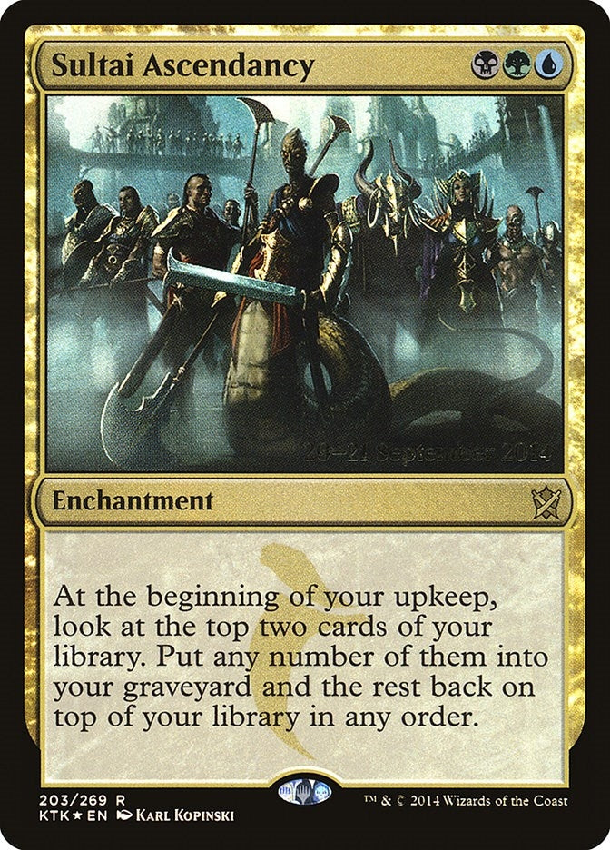 Image for Sultai Ascendancy (Prerelease Cards) (203) - Magic: The Gathering